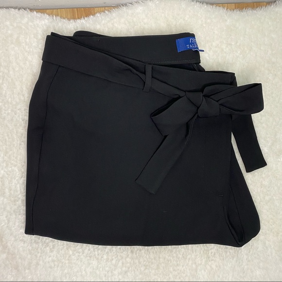 NEW RSVP by Talbots Black Paper-bag style Trousers - Picture 5 of 8